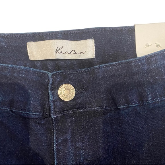 KanCan High Rise Super Flare Darkwash blue Jean - Picture 7 of 11